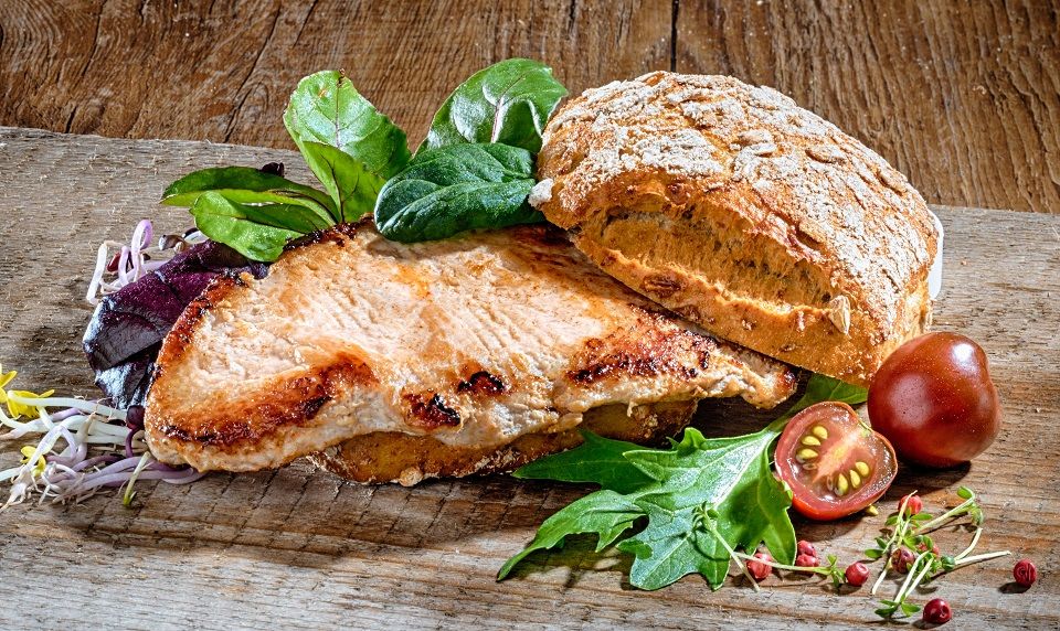 Lachssteak vom Schwein